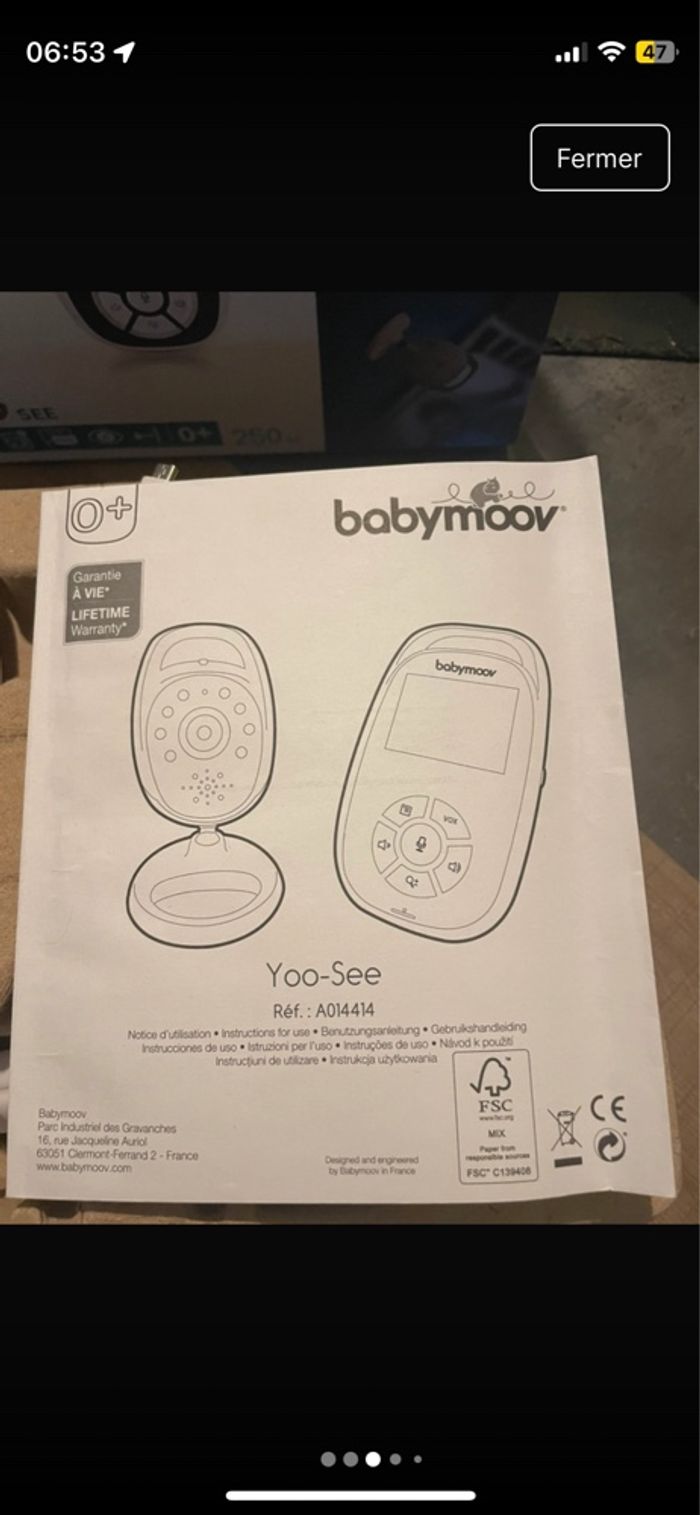 Babyphone avec caméra babymoov - photo numéro 3
