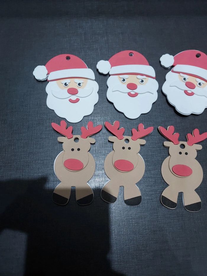 Decoration père Noël et Rodolphe - photo numéro 2