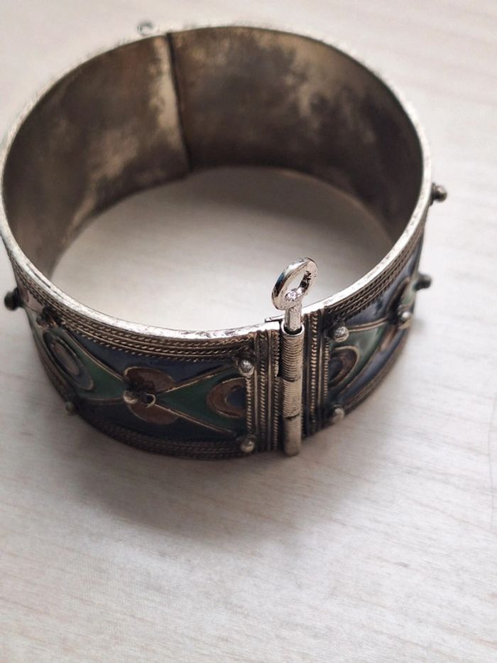 🎨 Bracelet artisanal coloré en métal 🎨 - photo numéro 8