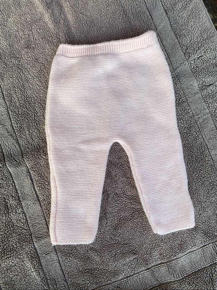 Pantalon en laine rose