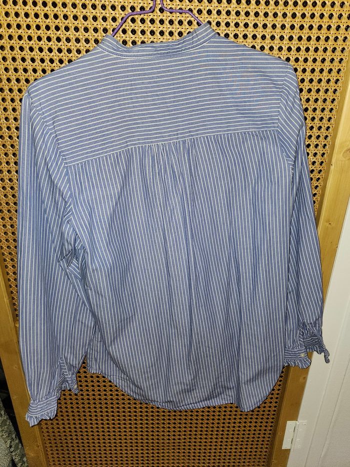 Blouse rayée  avec broderie - photo numéro 3