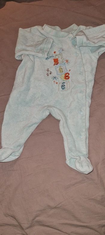 Pyjama velours 3 mois