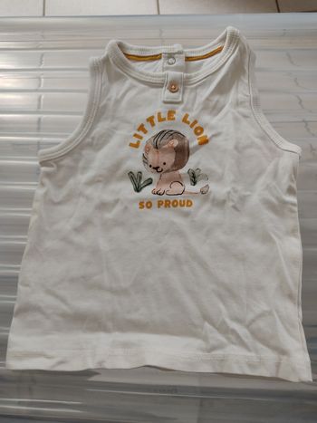 T-shirt sans manches 3 mois