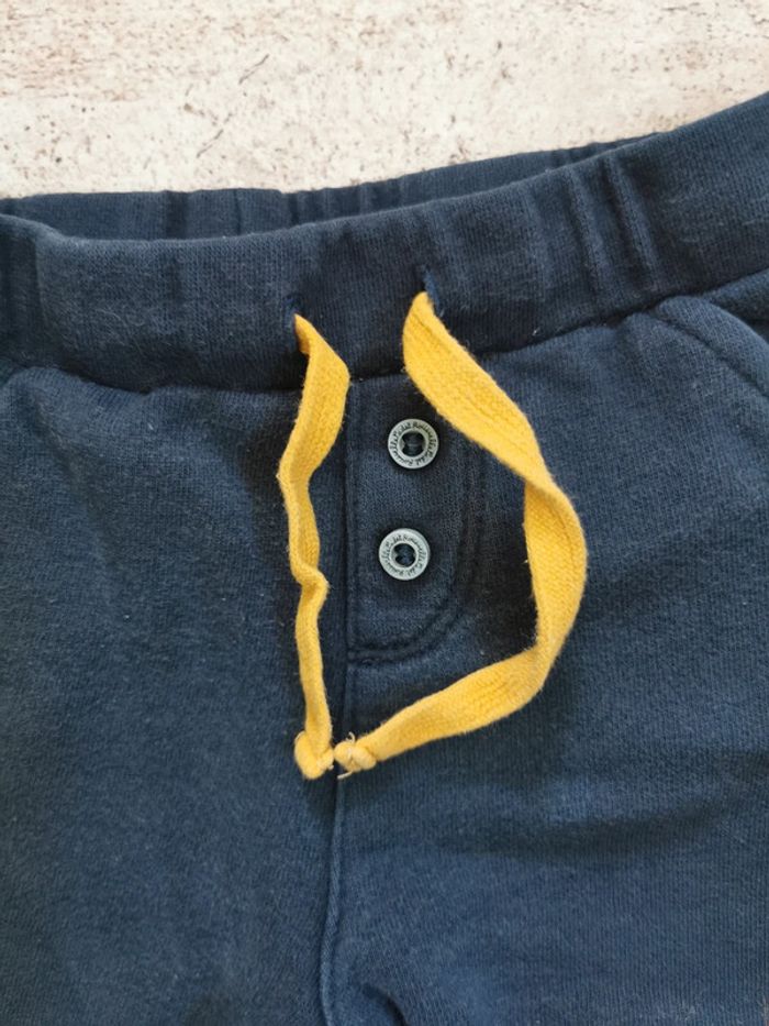 🌺Pantalon Cadet Rouselle 18mois jogging bleu marine moutarde - photo numéro 5