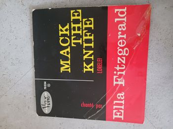 Ella Fitzgerald - Mack The Knife - Lorelei -Disque Vinyle  Ella Fitzgerald