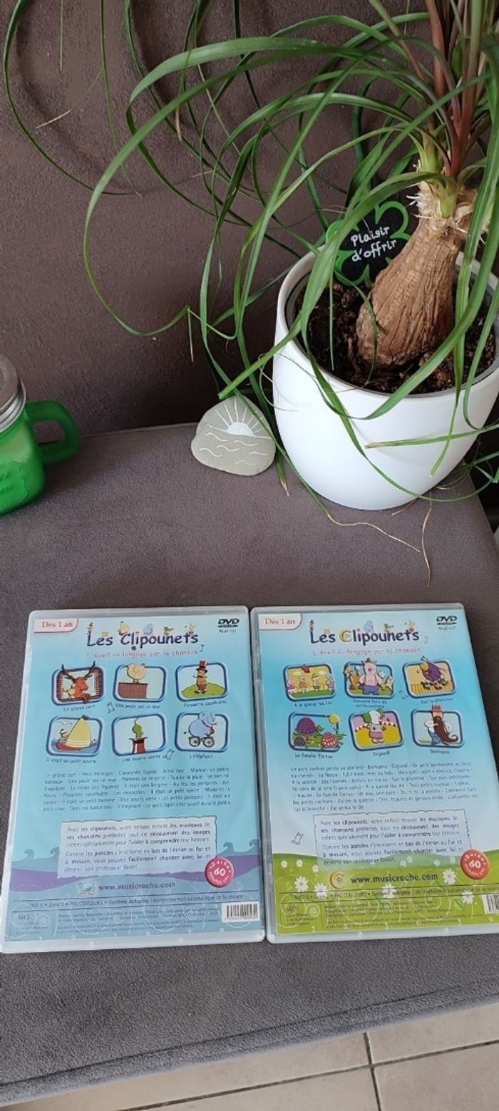 Lot 2 DVD musicaux les clipounets - photo numéro 2