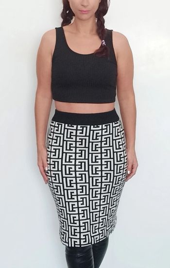 Jupe moulante hiver chic taille unique