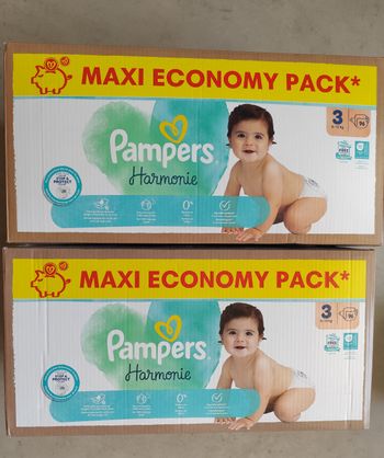 Couches Pampers harmonie