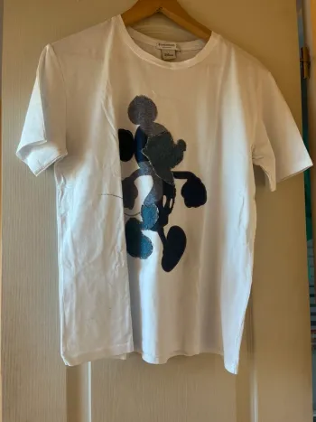 tee shirt imprimé mickey jeans