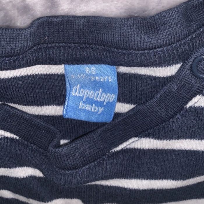 T-shirt marinière 12 mois - photo numéro 2