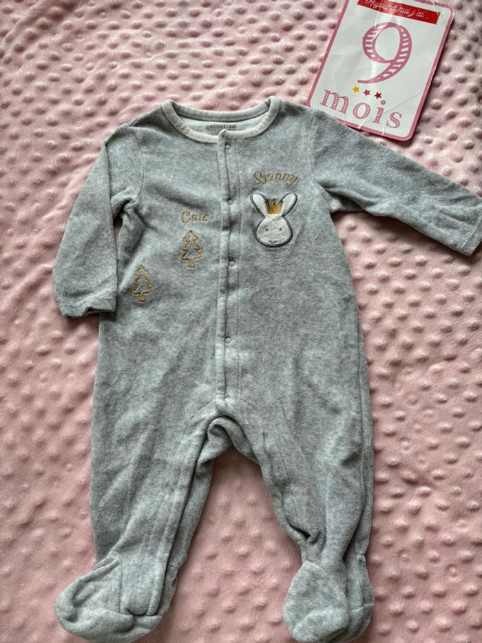 Pyjama hiver 9 mois