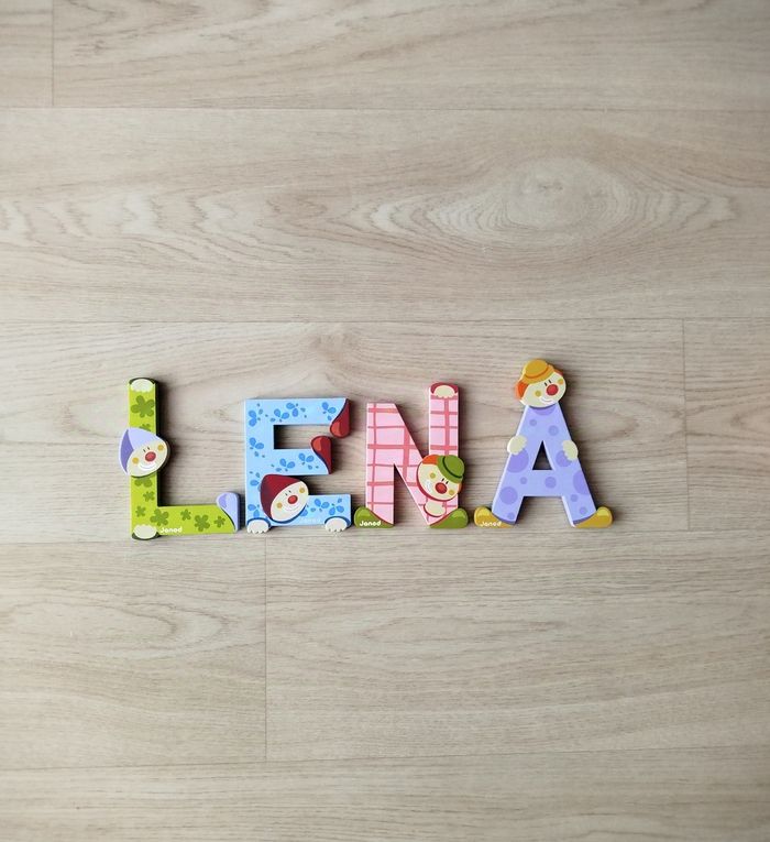 Lettres en bois janod