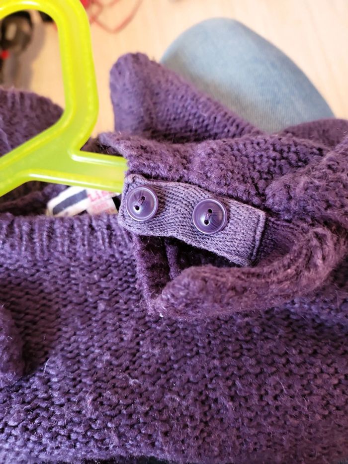 Ensemble pull et jupe plissée 3 ans lisa rose bon état - photo numéro 5