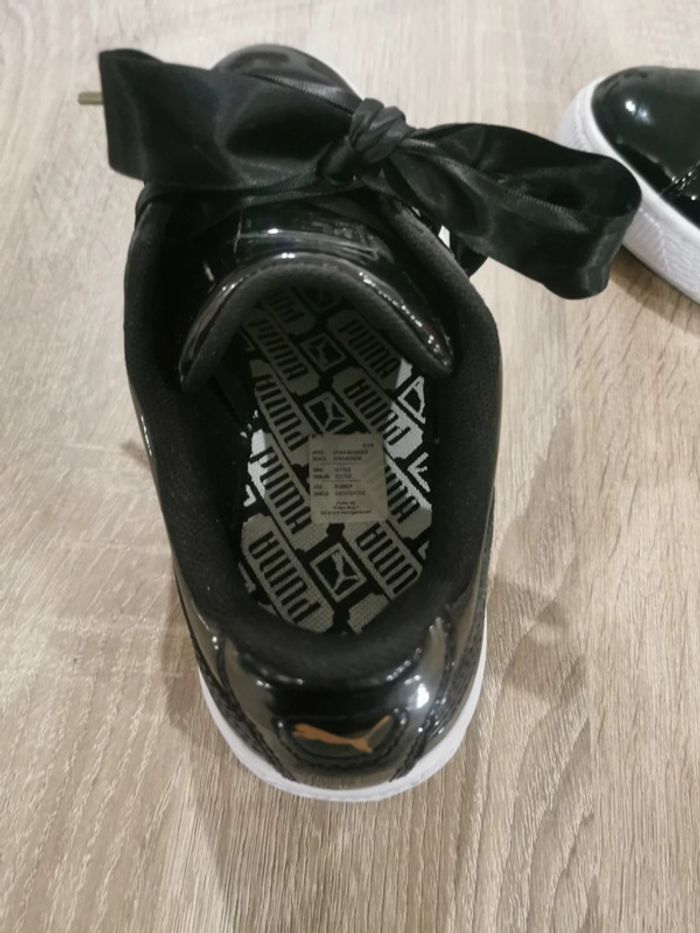 Basket Puma noir brillant 39 - photo numéro 3