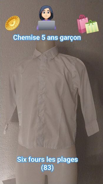 Chemise 5 ans