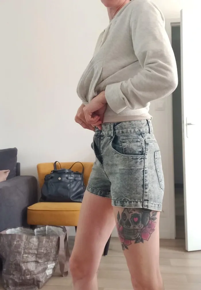 Short en jeans XS - photo numéro 4