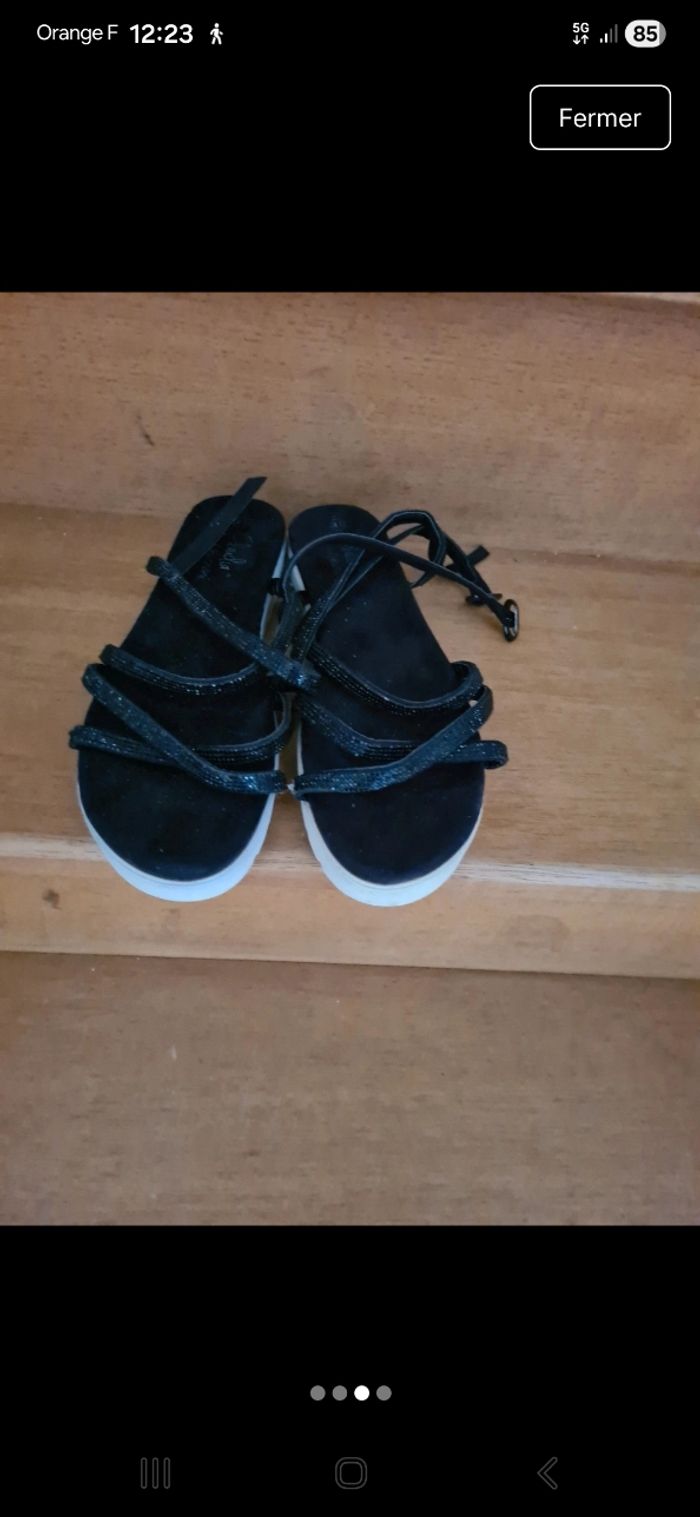 Vends sandales tressées - photo numéro 2