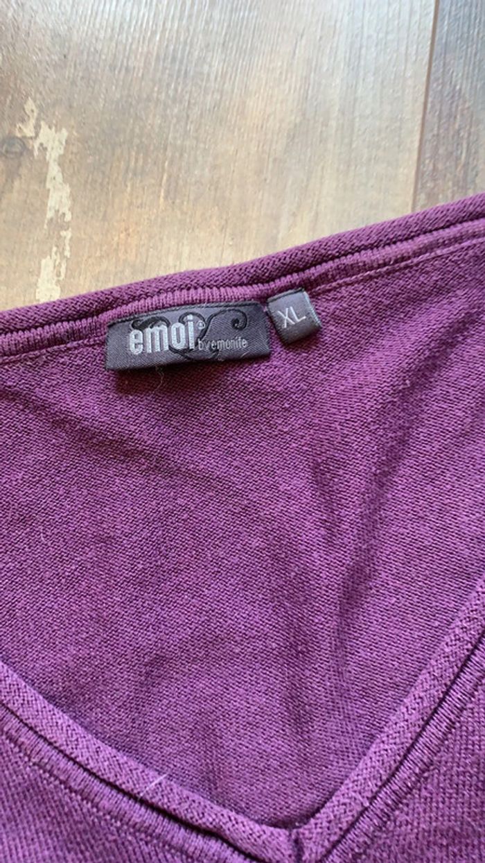 Pull violet love - photo numéro 3