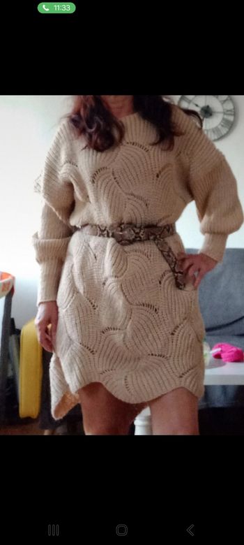 Robe pull fait main