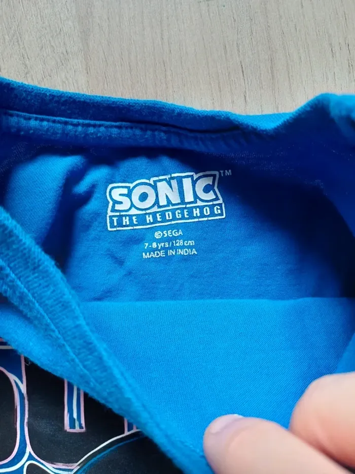 T-shirt sonic - photo numéro 3