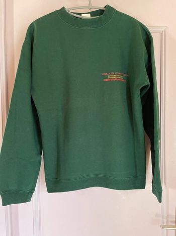 Sweatshirt vert - Taille 14 ans