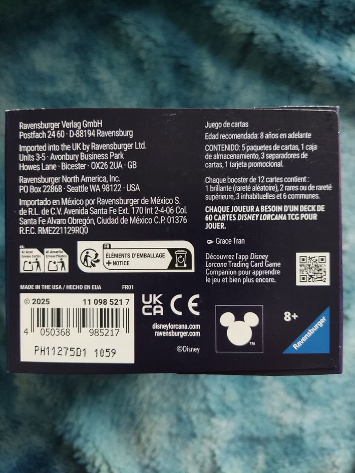Coffret de cartes Disney Lorcana Lilo et Stitch - photo numéro 6