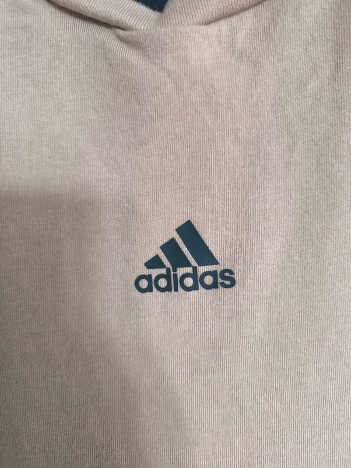 Tee shirt beige foncé adidas taille XL - photo numéro 2