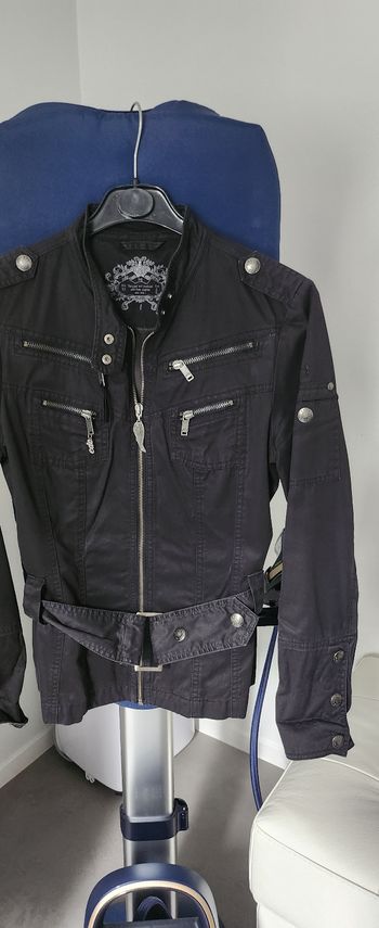 Veste style motard