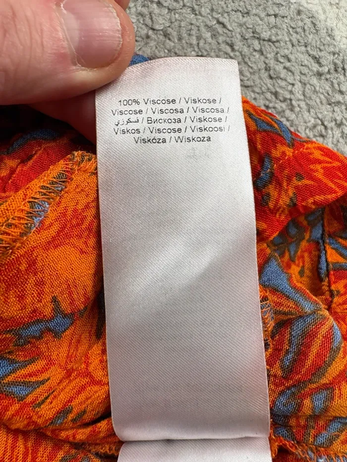 Combishort BlendShe | Orange et bleu | Taille 36 - photo numéro 5