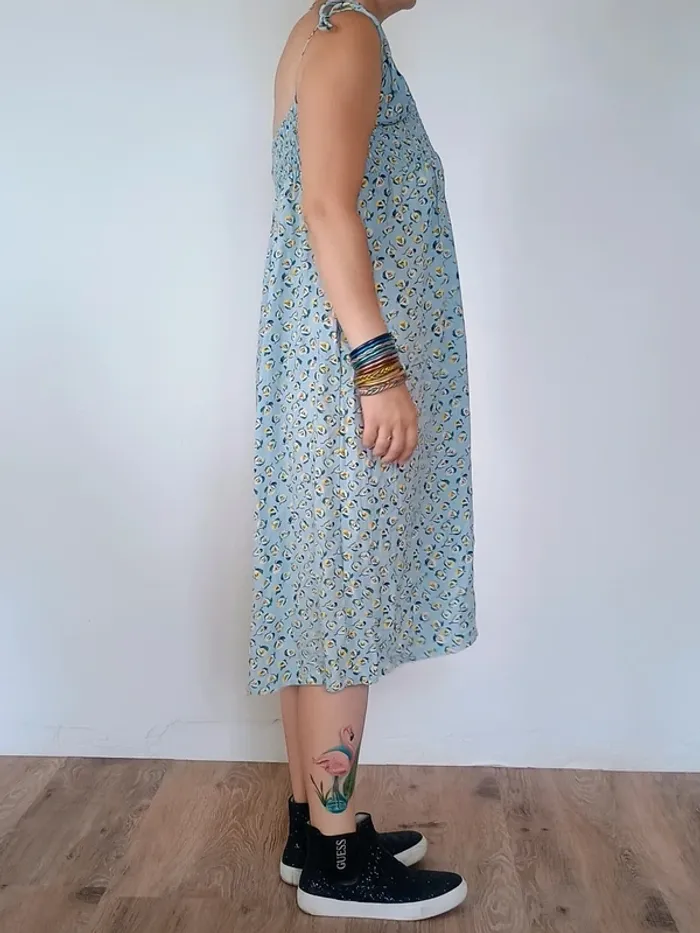 robe longue Fleuri T44 - photo numéro 3