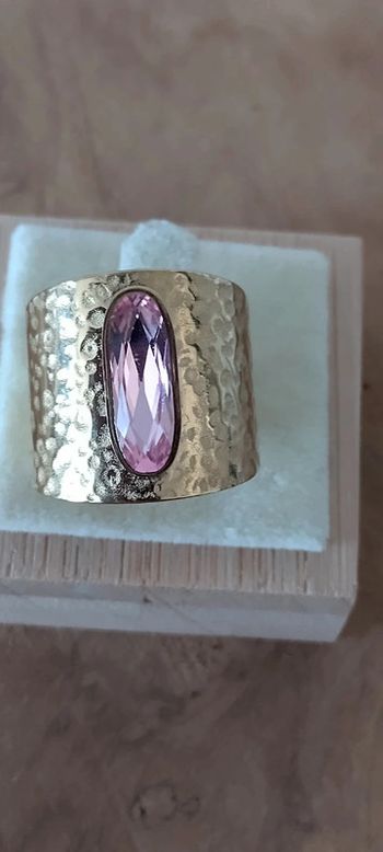 Bague Bohm cristal rose