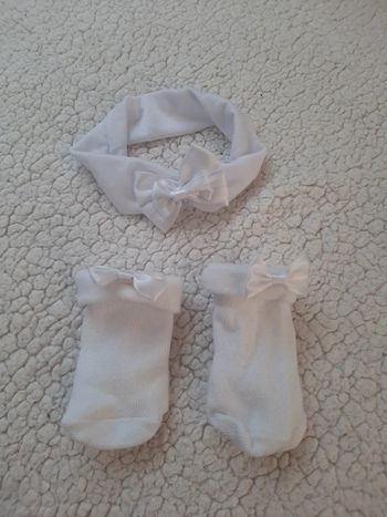 Ensemble chaussettes et bandeau