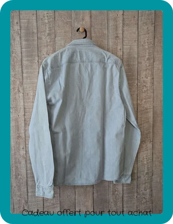 Blouse/chemise en jean Zara 36 - photo numéro 5