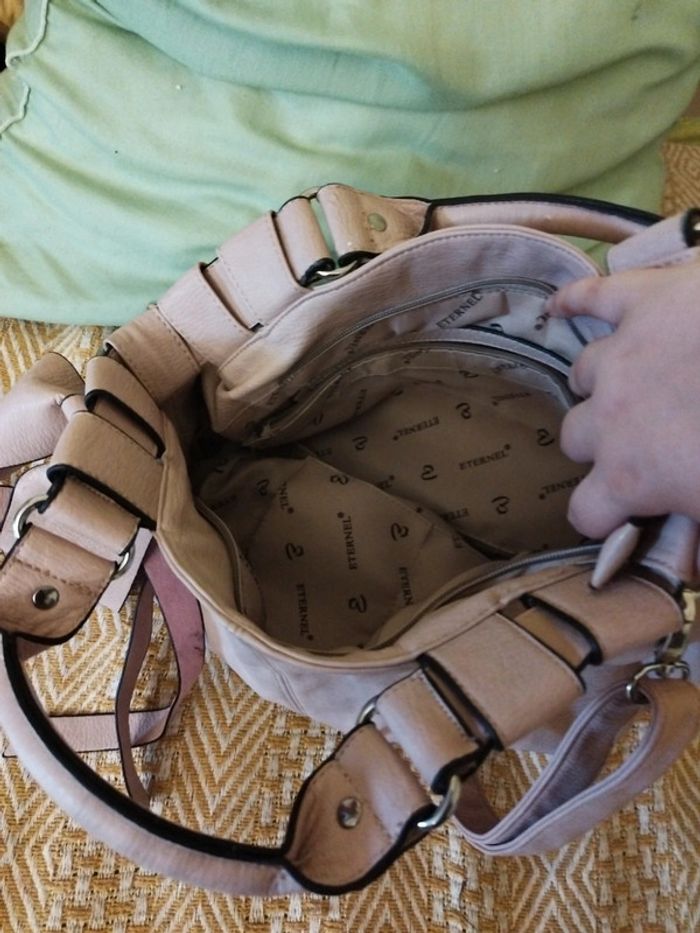 Sac bandoulière rose nœud coquette rond y2k - photo numéro 10
