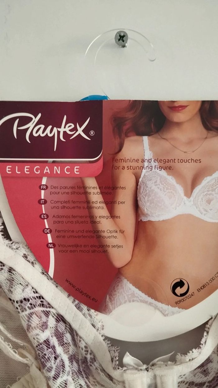Soutien gorge Playtex taille 90c prune crème corail - photo numéro 11