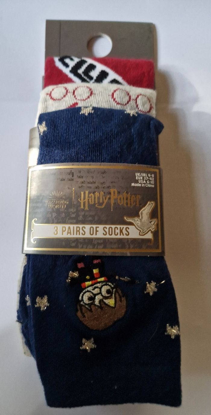 Lot de 3 paires de chaussettes harry potter 37-42 - photo numéro 2