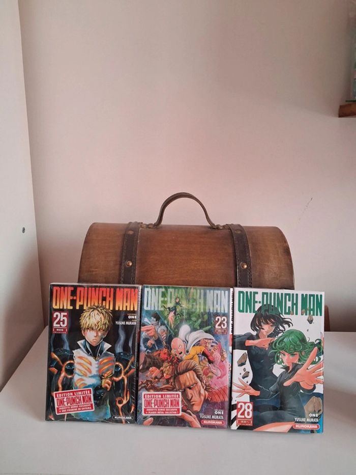 Manga One Punch Man lot collector 23 + 25 + 28