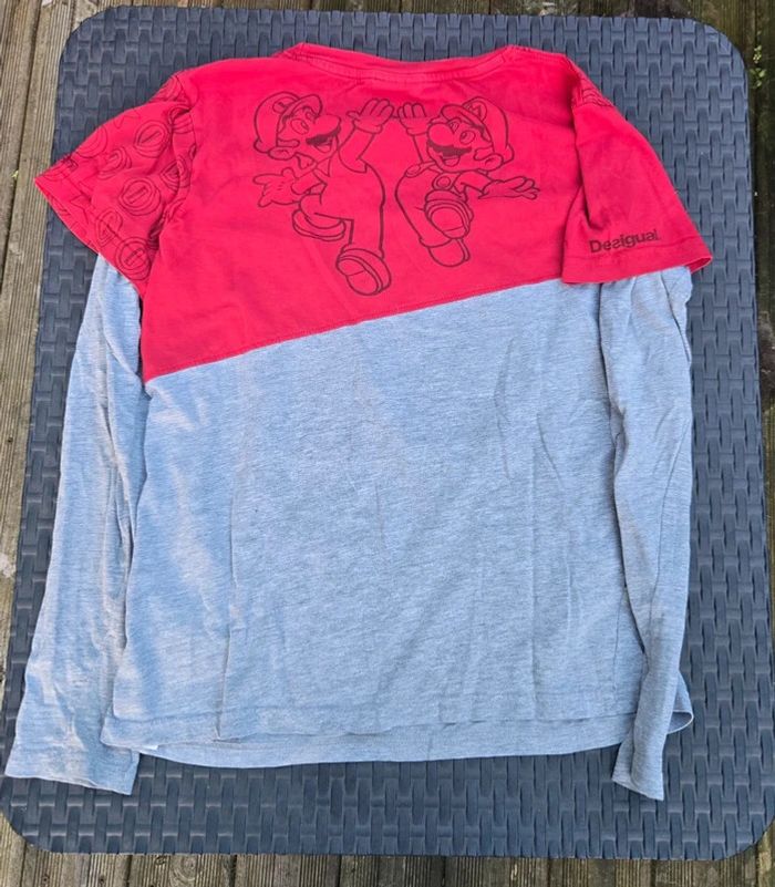 Polo desigual taille 13-14 ans modele super mario - photo numéro 7