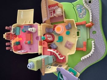 vintage Polly Pocket 1995 Minnie Suprise Party Disney - 6 pièces - Polly Pocket Bluebird Brand - Mai