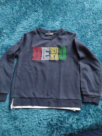 Sweat effet 2 en 1 Hero Eldys 6 ans