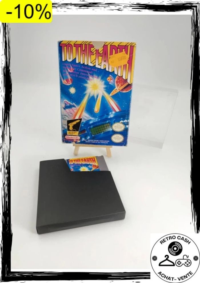 To the earth Nintendo Nes fah en boite sans notice