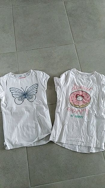 Lot de deux tee shirt Okaïdi et Primark