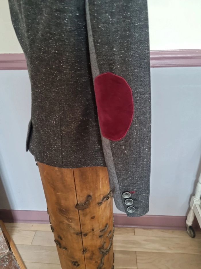 Veste blazer gris bonobo taille M - photo numéro 6