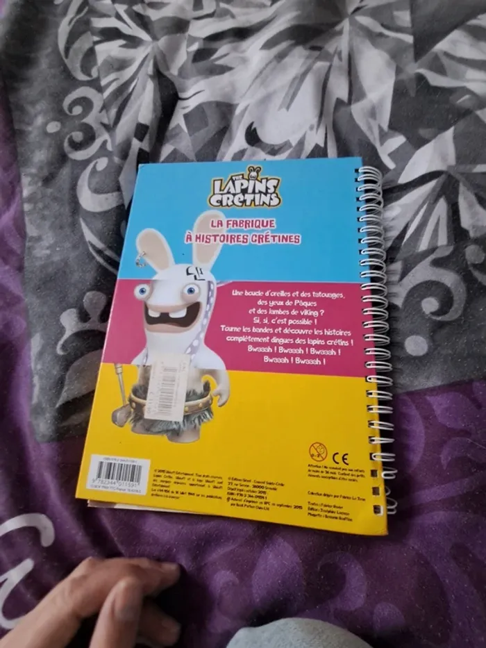 Livre enfants lapin cretin - photo numéro 2