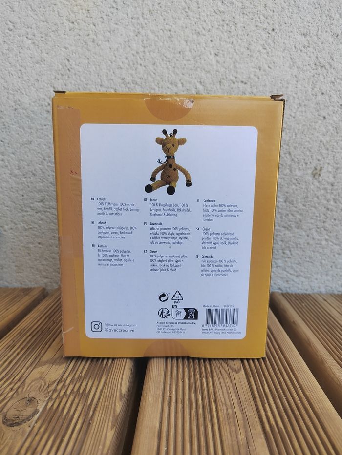 Kit DIY Crochet Giraffe – Neuf – 48 cm - photo numéro 2