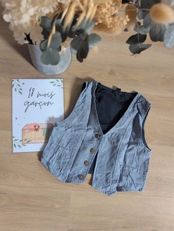 Gilet sans manches Kiabi 18 mois
