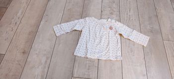 T-shirt blanc étoiles Boîte à Malices T12M