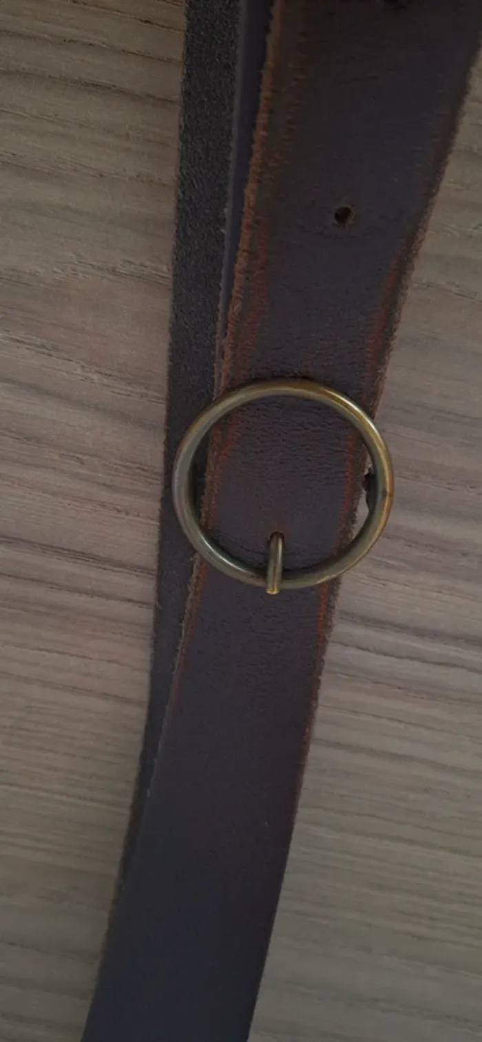 Ceinture en cuir marron chocolat – LA tendance de la saison 🌟 - photo numéro 2