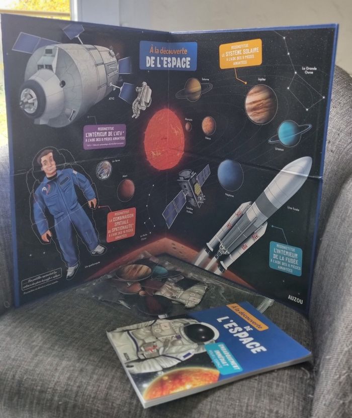 🌸coffret  À la decouverte de L'espace - photo numéro 3