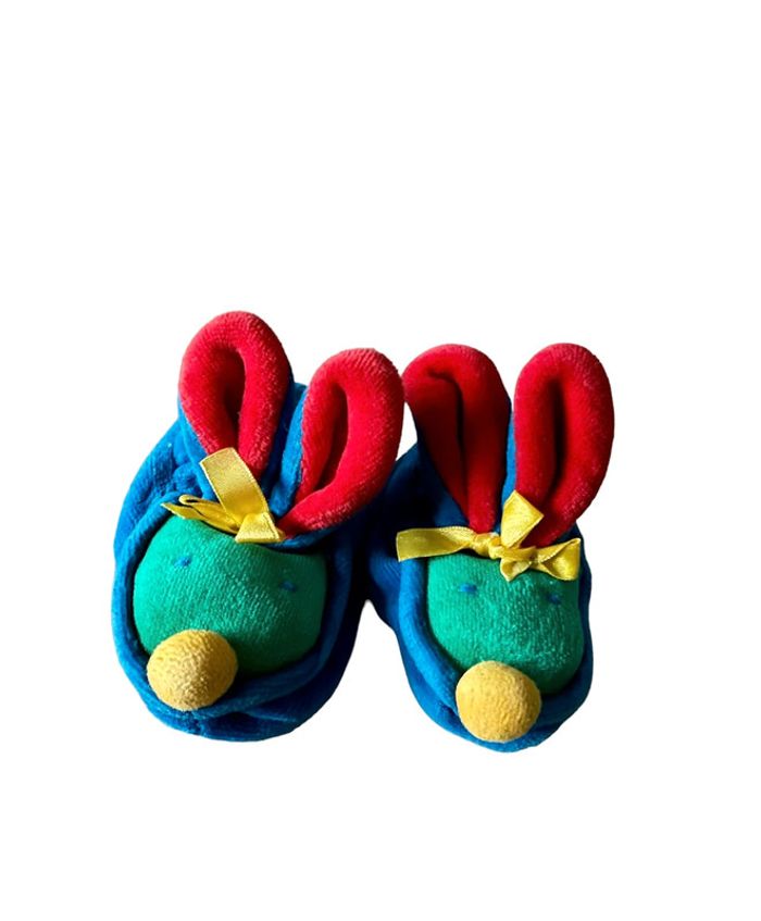 Chaussons bébé lapin Moulin Roty naissance très bon état